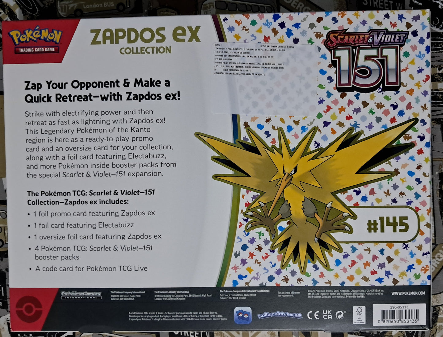 S&V 151 Zapdos ex Collection