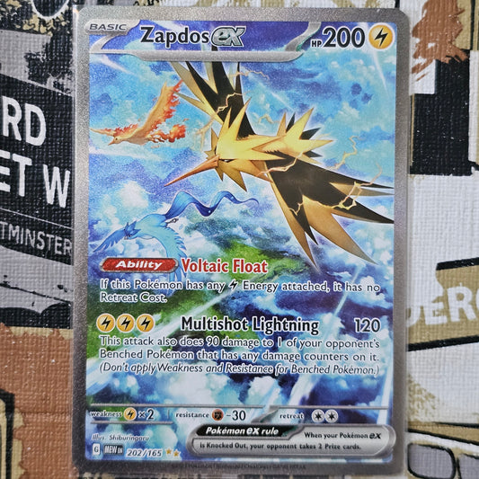 Zapdos ex 202/165 Special Illustration Rare