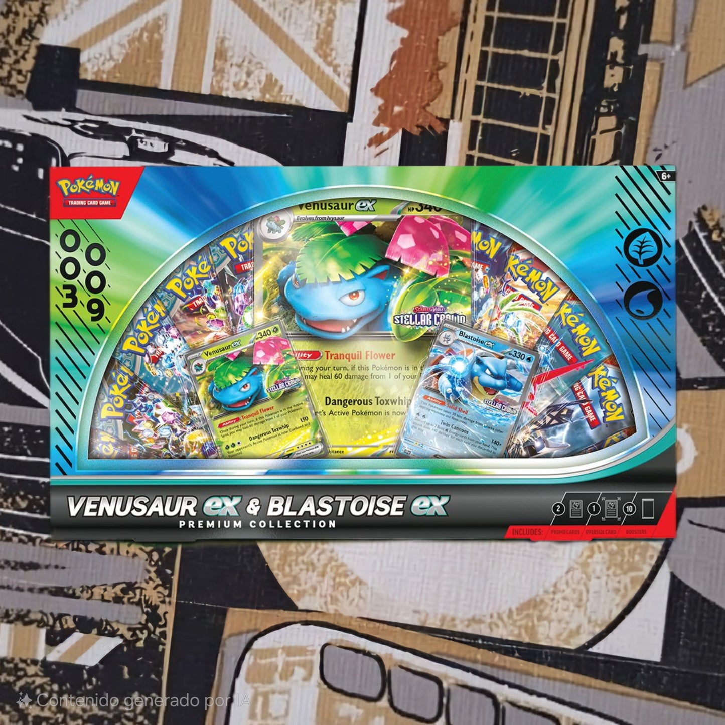 Venusaur ex & Blastoise ex Premium Collection