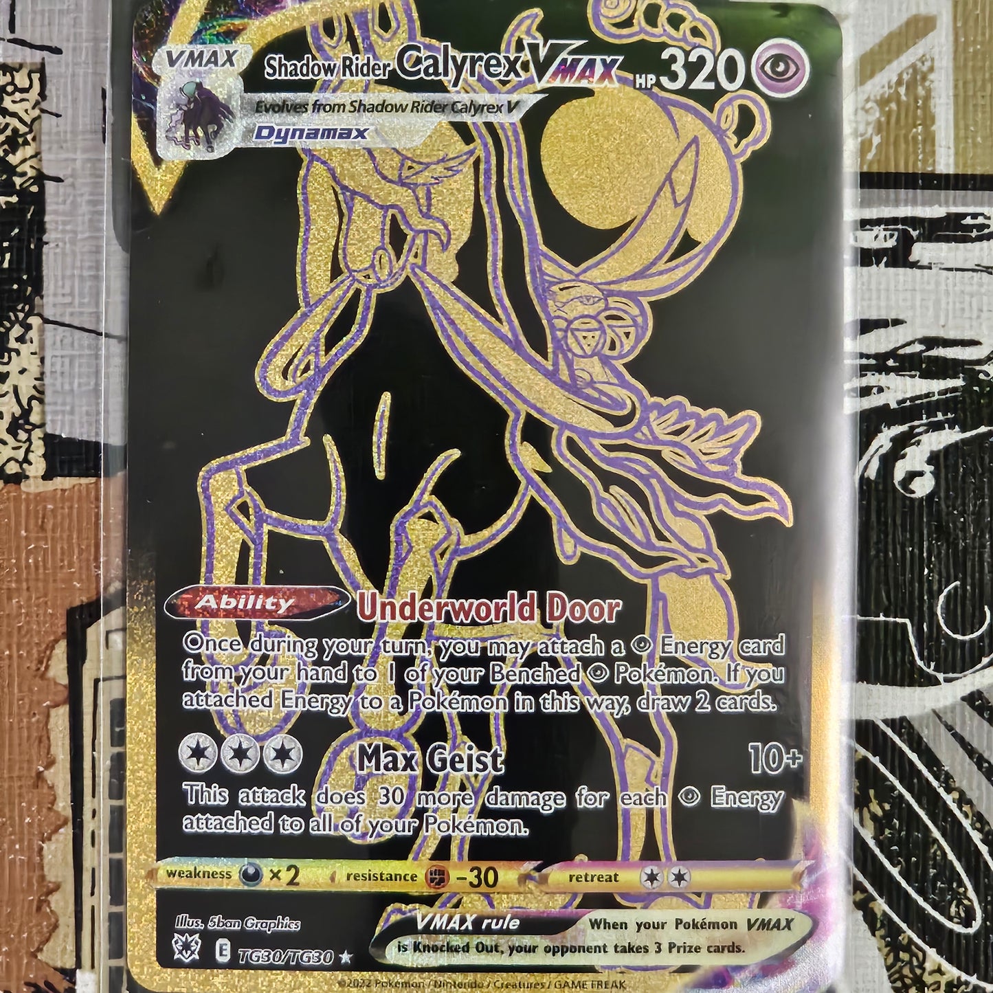 Shadow Rider Calyrex VMax Secret TG30/TG30