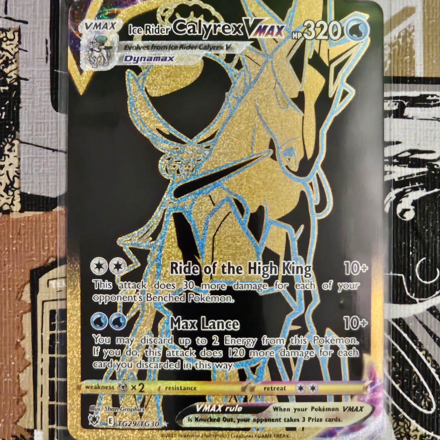 Ice Rider Calyrex VMax Secret TG29/TG30 Ultra Rare