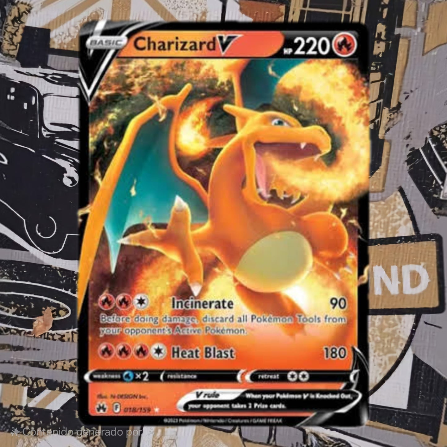 Charizard V 018/159 Ultra Rare