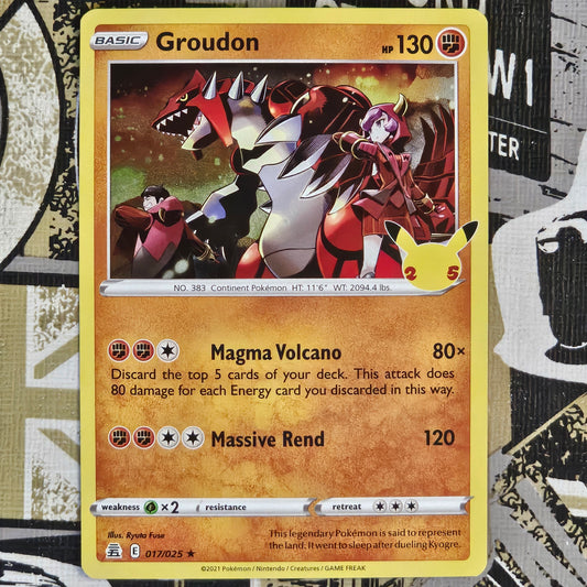 Groudon&Kyogre Celebrations Set