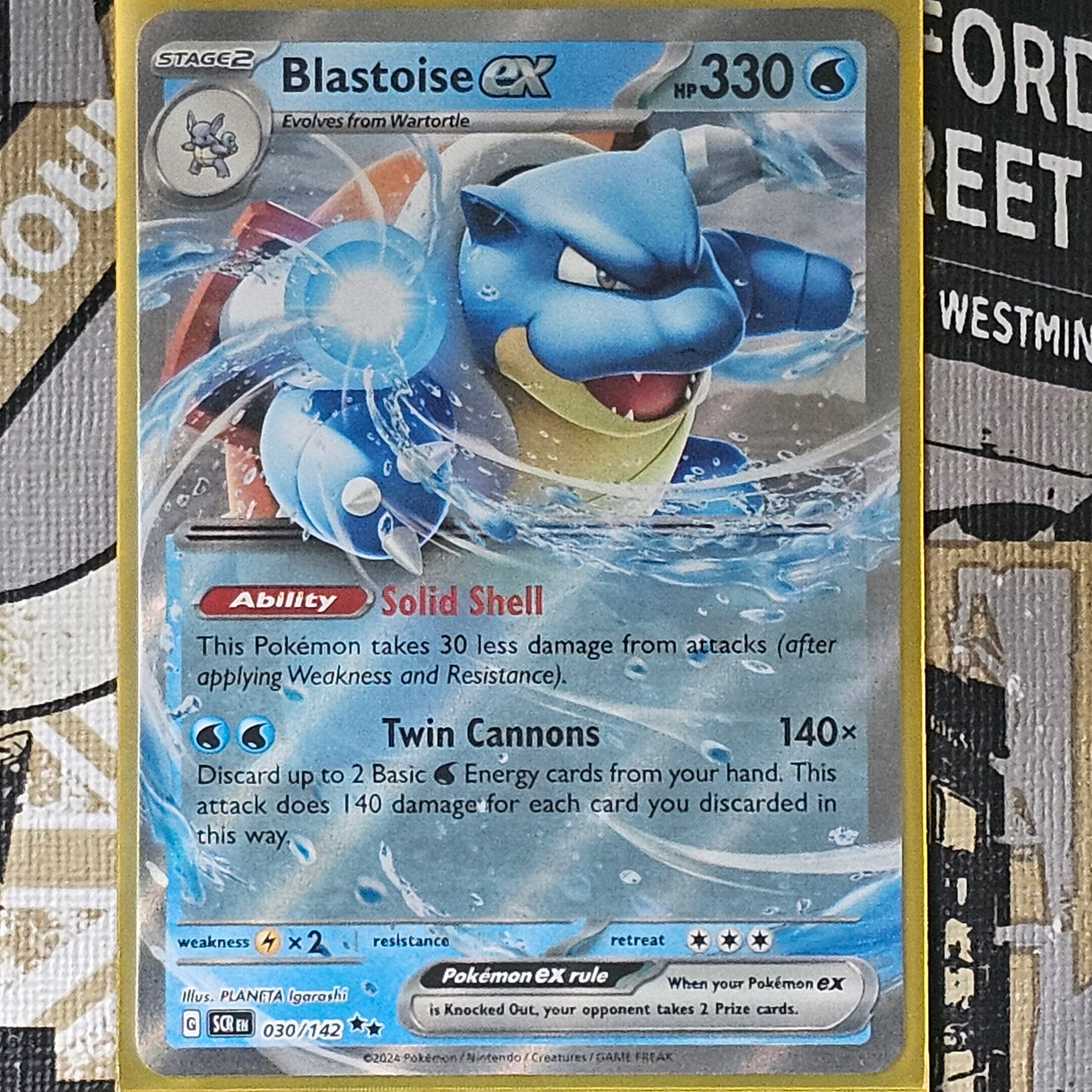 Blastoise ex 030/142 Double Rare
