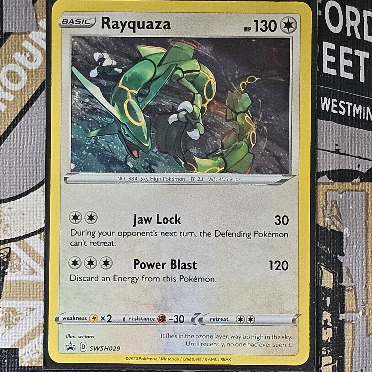 Rayquaza SWSH029 Promo