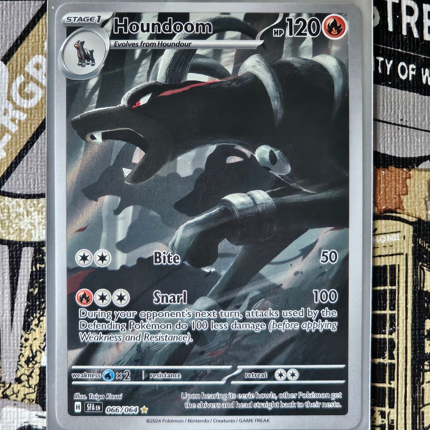 Houndoom 066/064 Illustration Rare