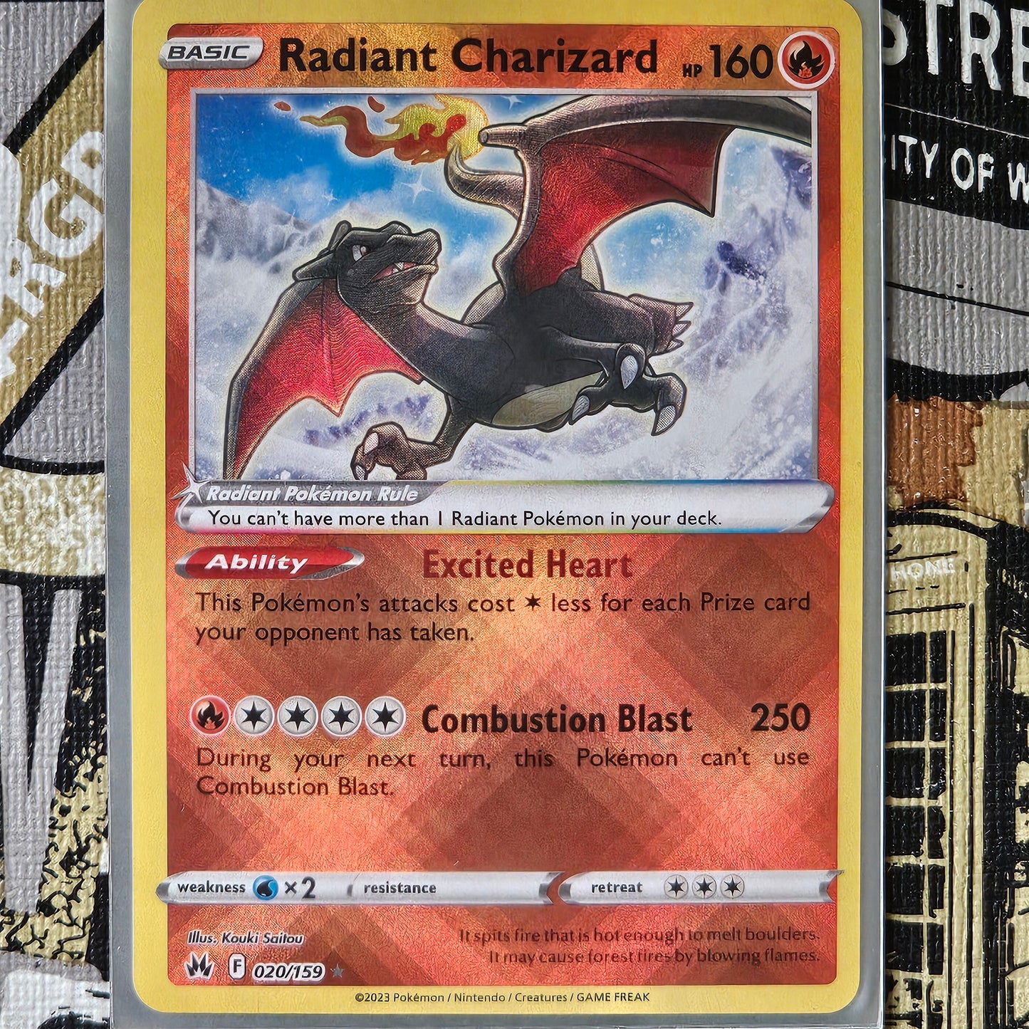 Radiant Charizard 020/159 Radiant Rare