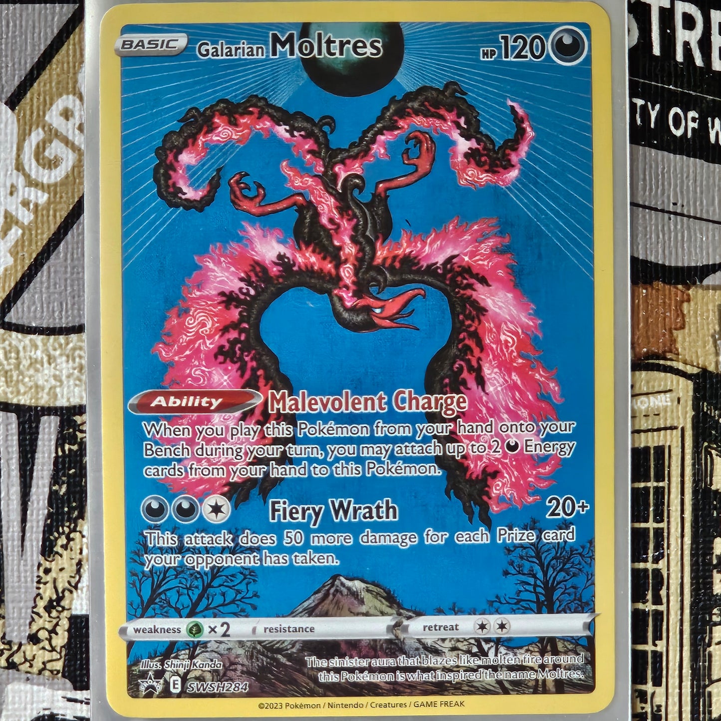 Galarian Moltres SWSH284 Promo