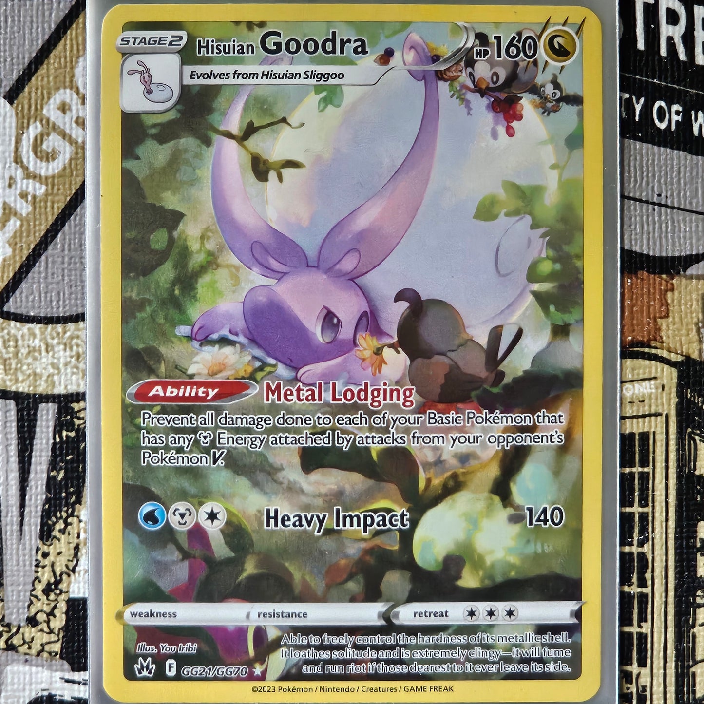 Hisuian Goodra GG21/GG70 Holo Rare