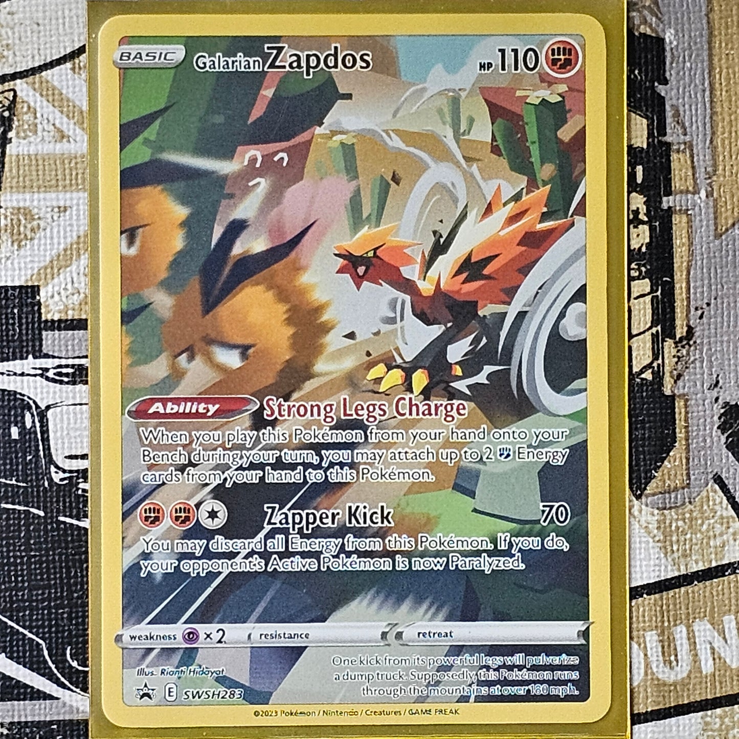 Galarian Zapdos SWSH283 Promo
