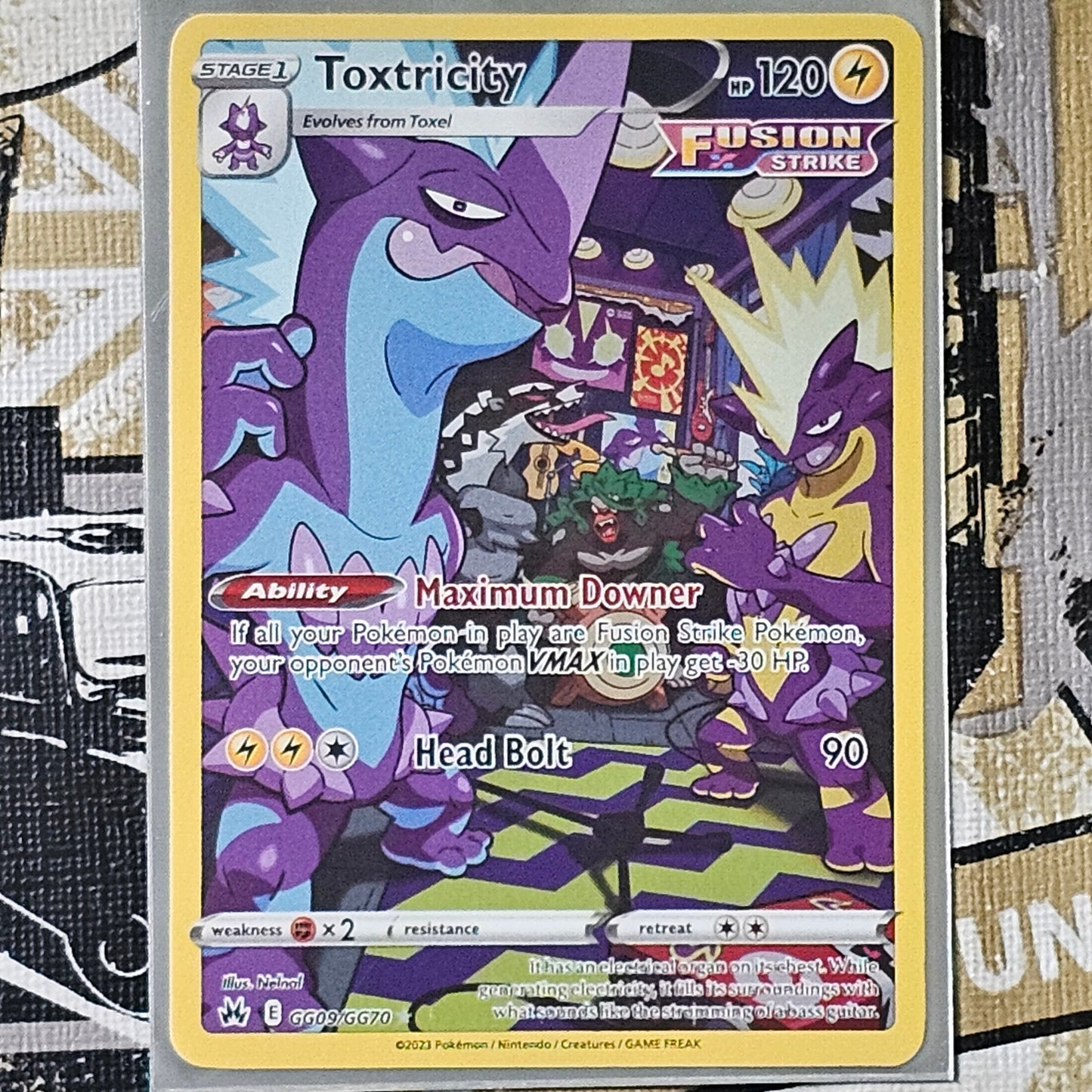 Toxtricity GG09/GG70 Holo Rare