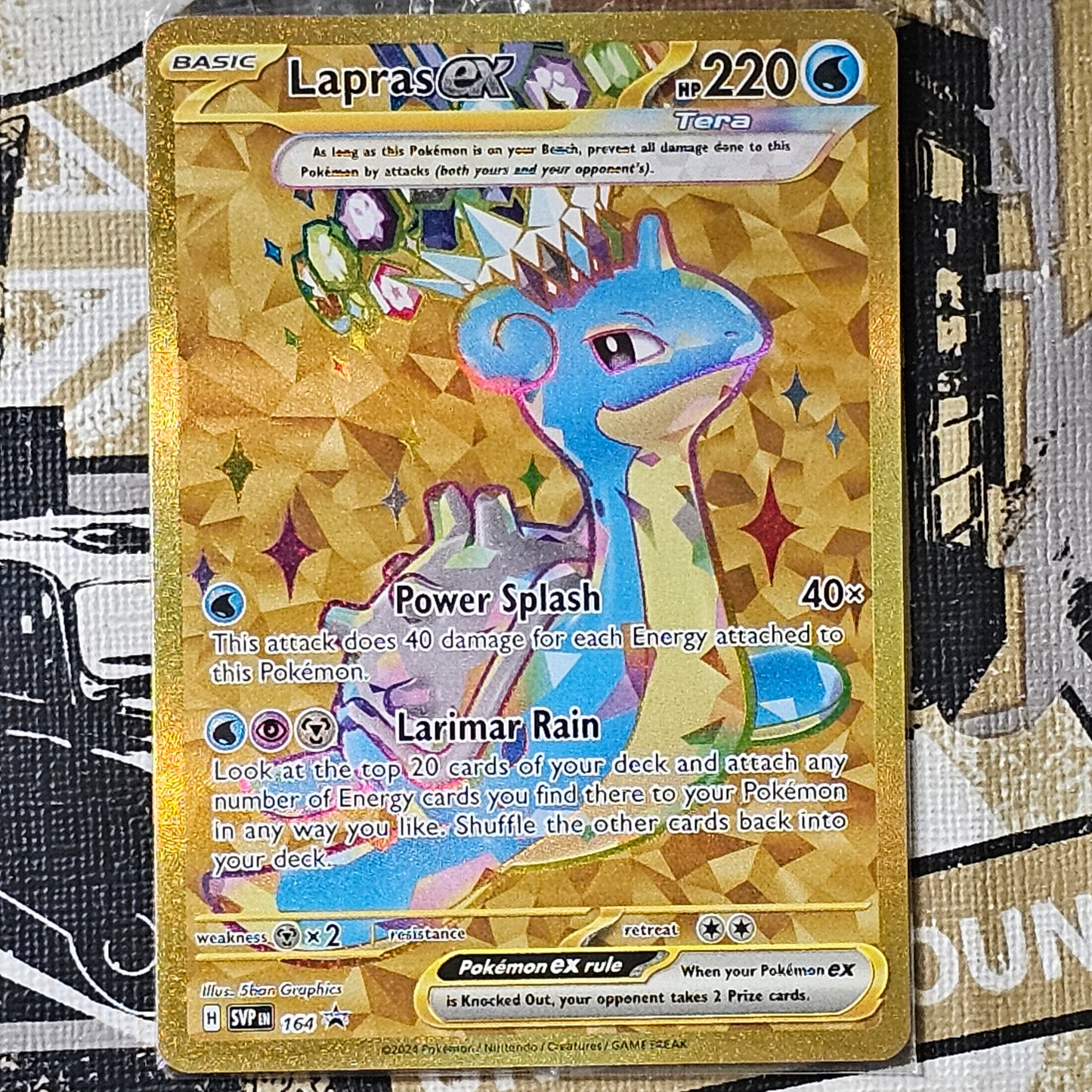 Lapras ex SVP164 Promo