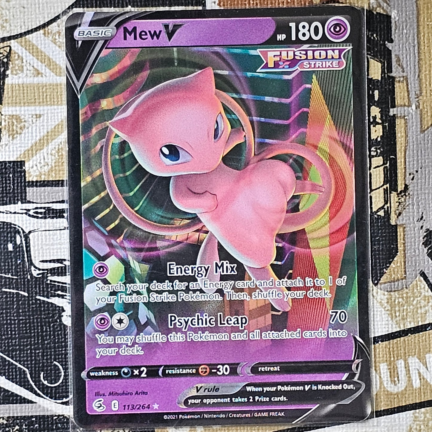 Mew V 113/264 Ultra Rare