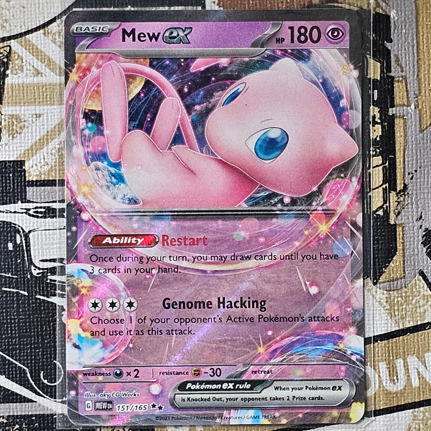 Mew ex 151/165 Double Rare