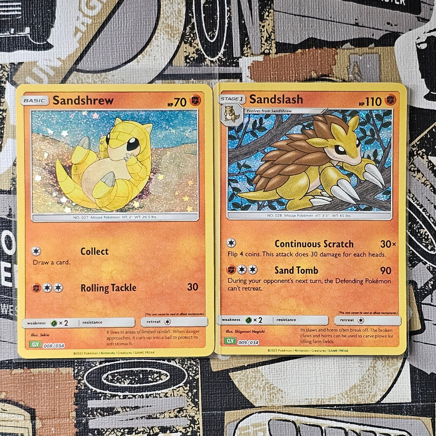 Sandshrew&Sandslash Deck Exclusives