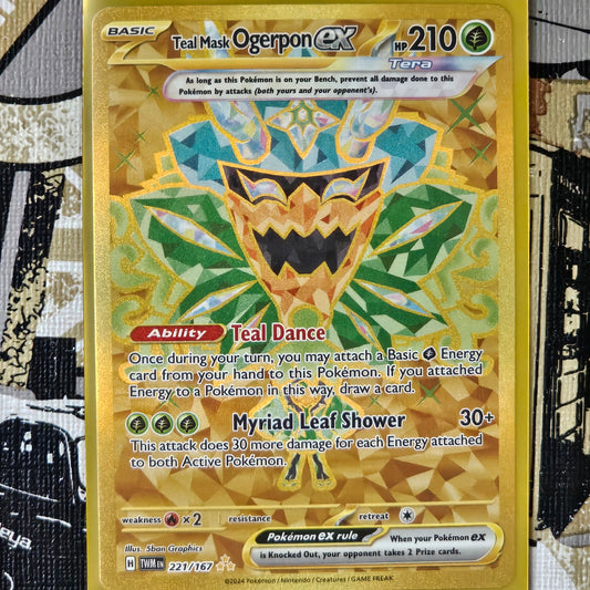 Teal Mask Ogerpon ex 221/167 Hyper Rare