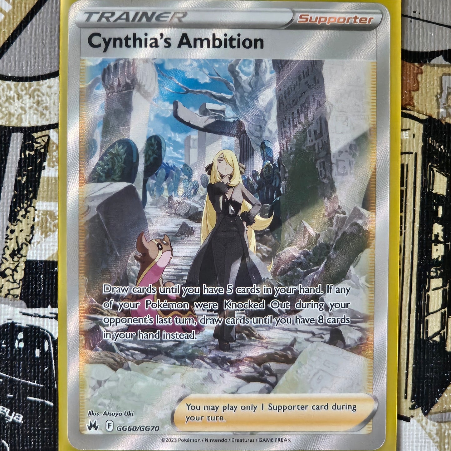 Cynthia's Ambition GG60/GG70 Holo Rare
