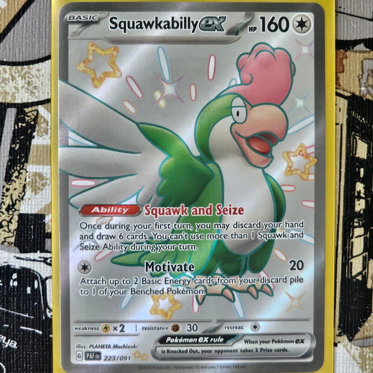 Squawkabilly ex 223/091 Shiny Ultra Rare