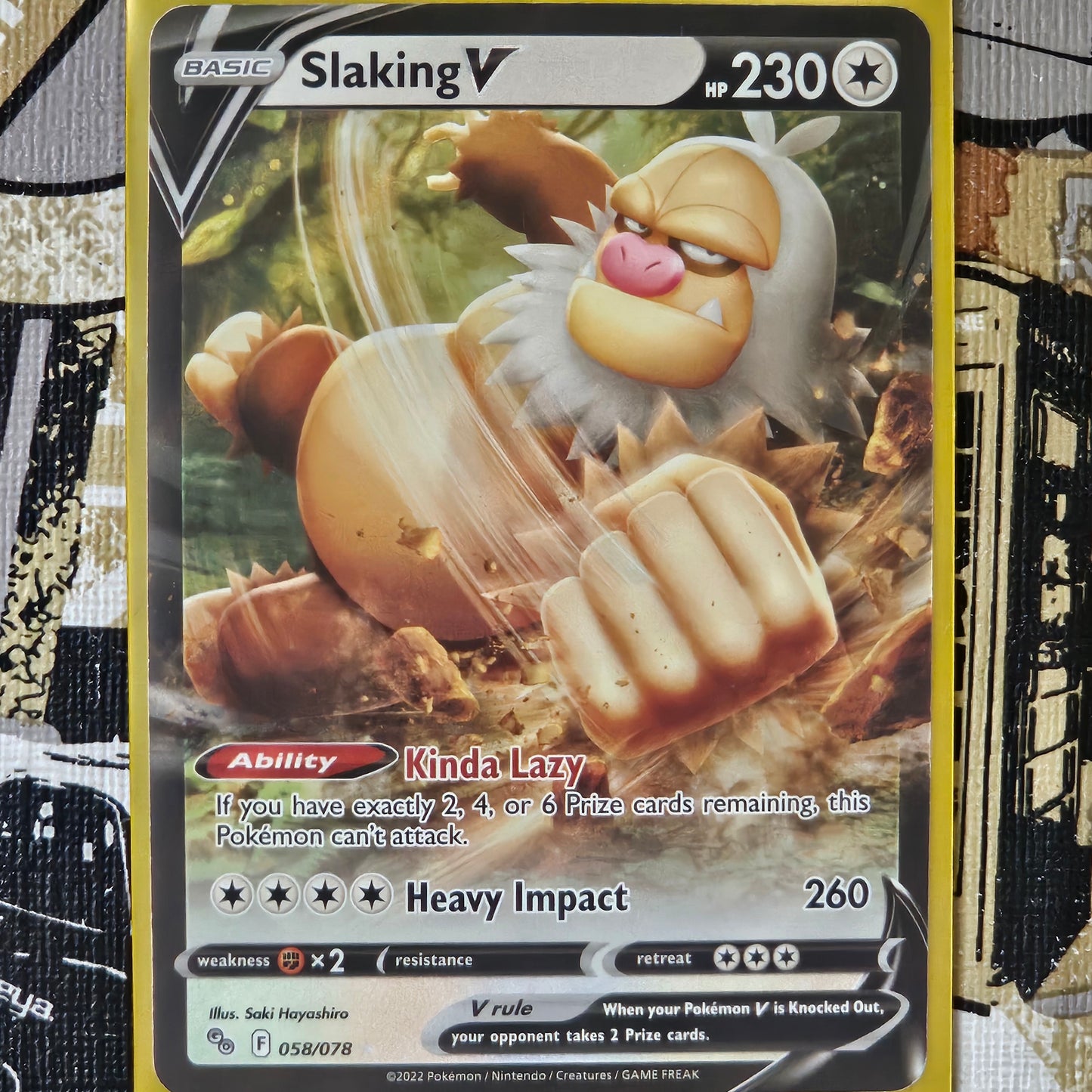 Slaking V 058/078 Ultra Rare