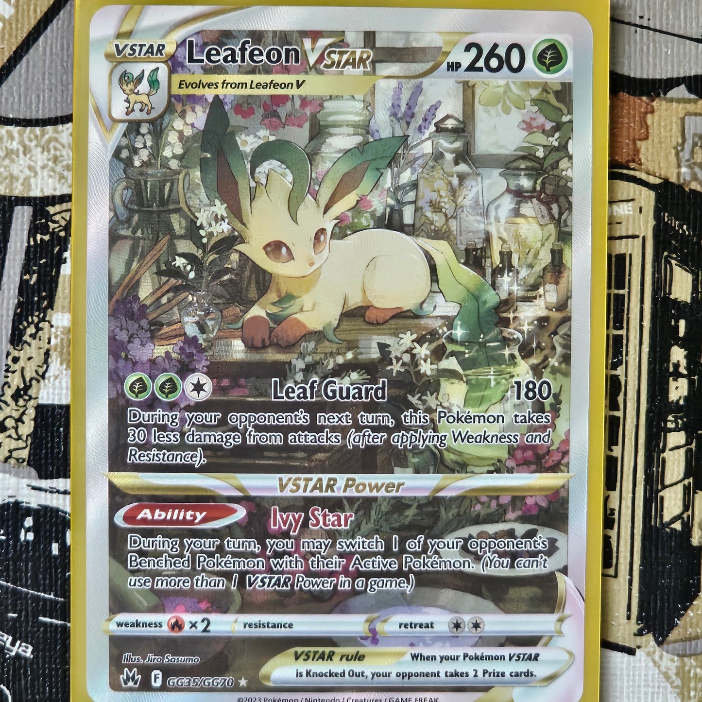 Leafeon VStar GG35/GG70 Holo Rare