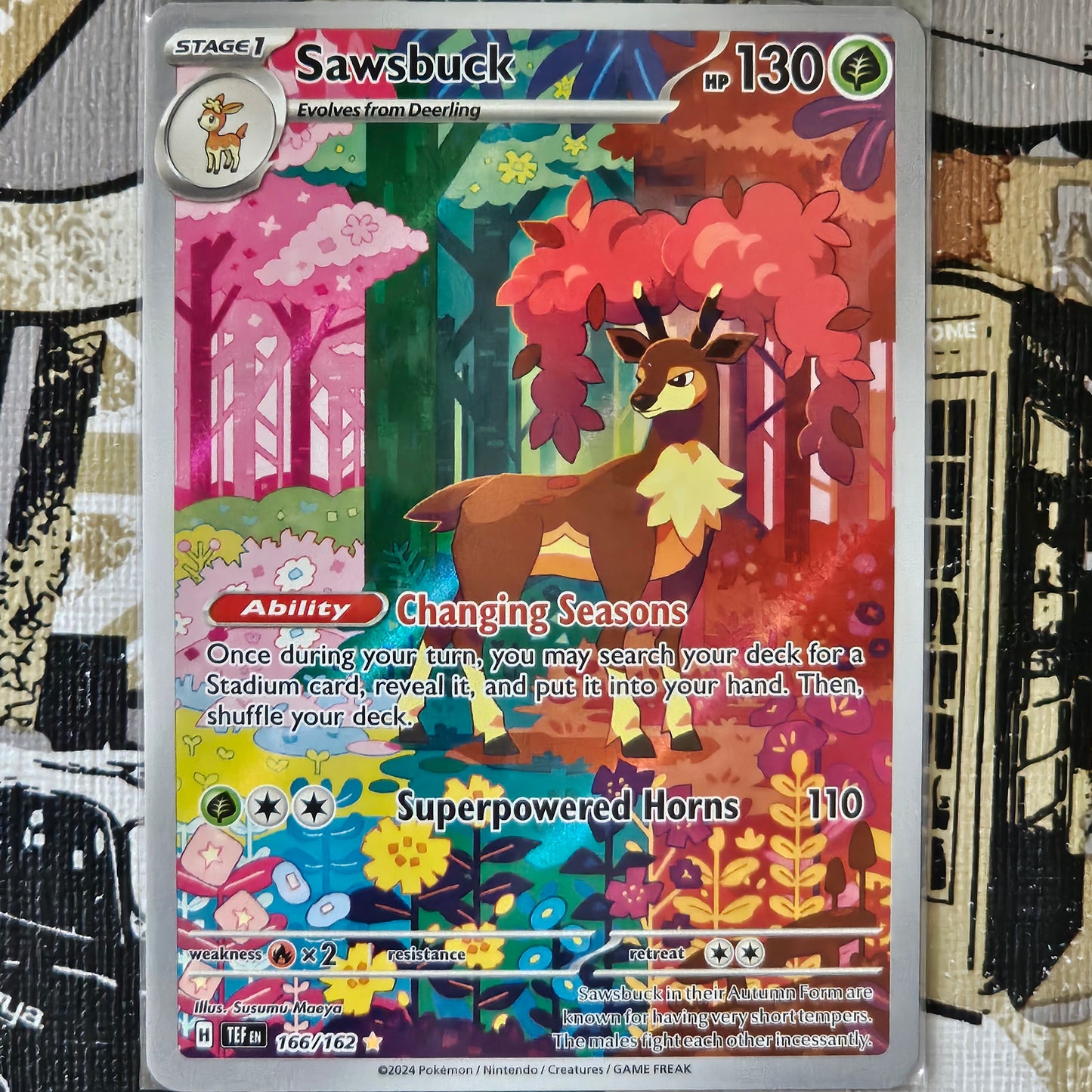 Sawsbuck 166/162 Illustration Rare