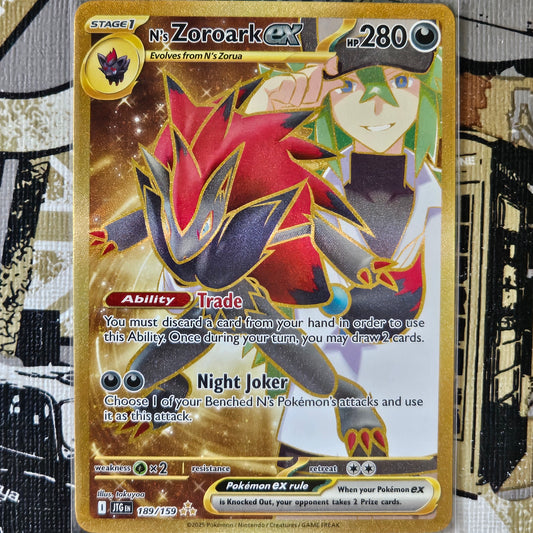 N's Zoroark ex 189/159 Hyper Rare