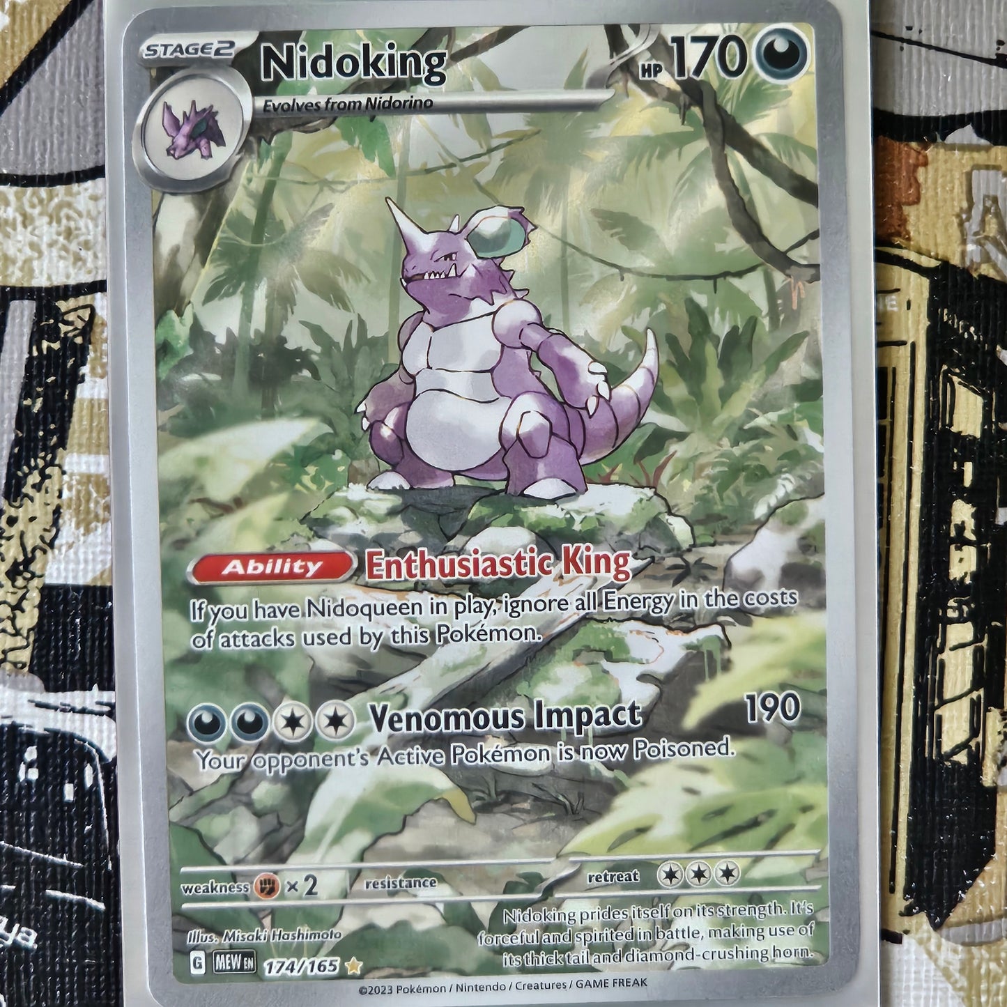 Nidoking 174/165 Illustration Rare