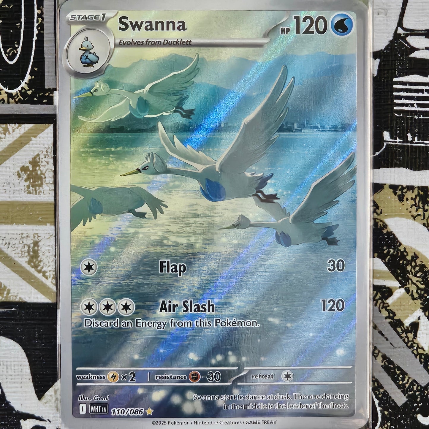 Swanna 110/086 Illustration Rare