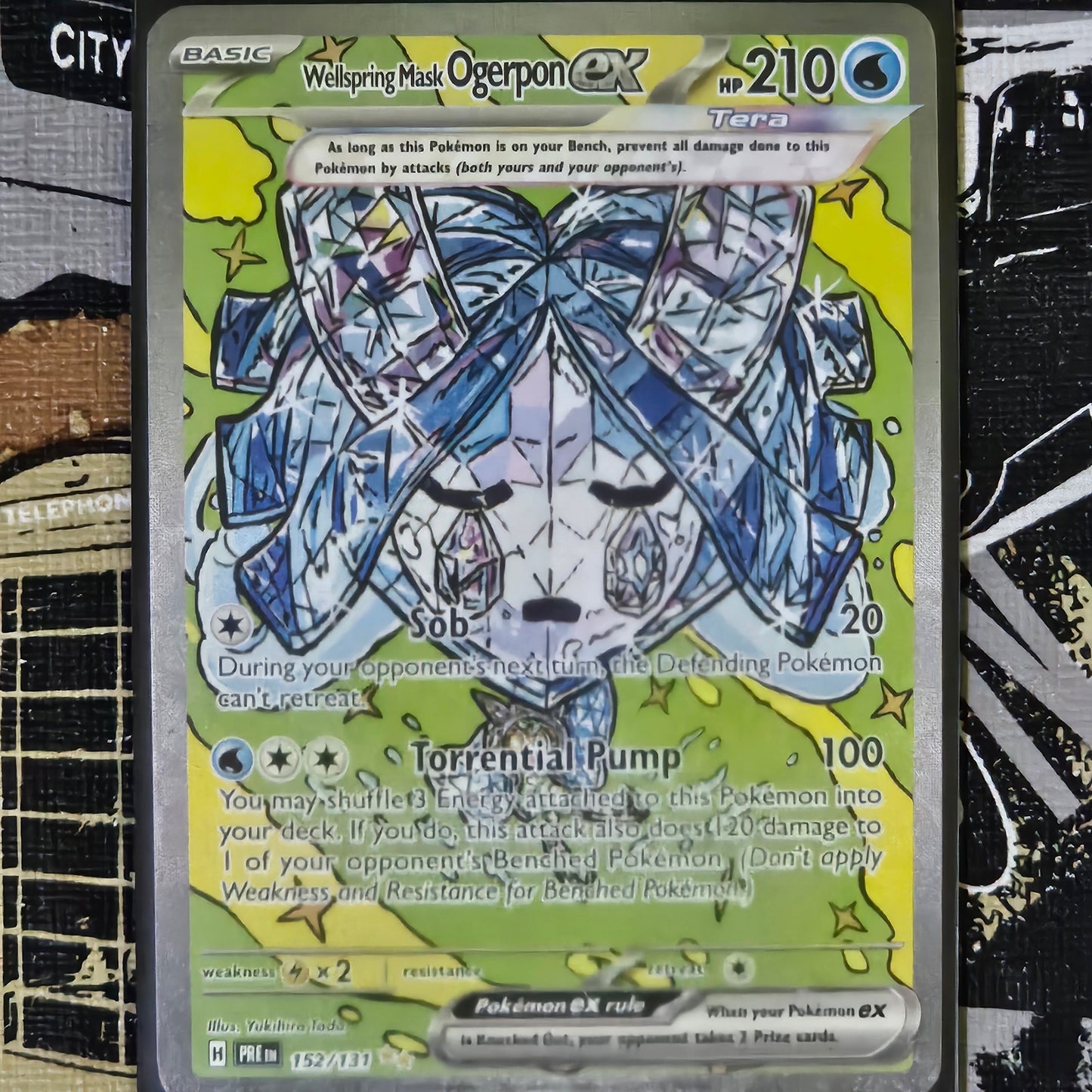 Wellspring Mask Ogerpon ex 152/131 Special Illustration Rare