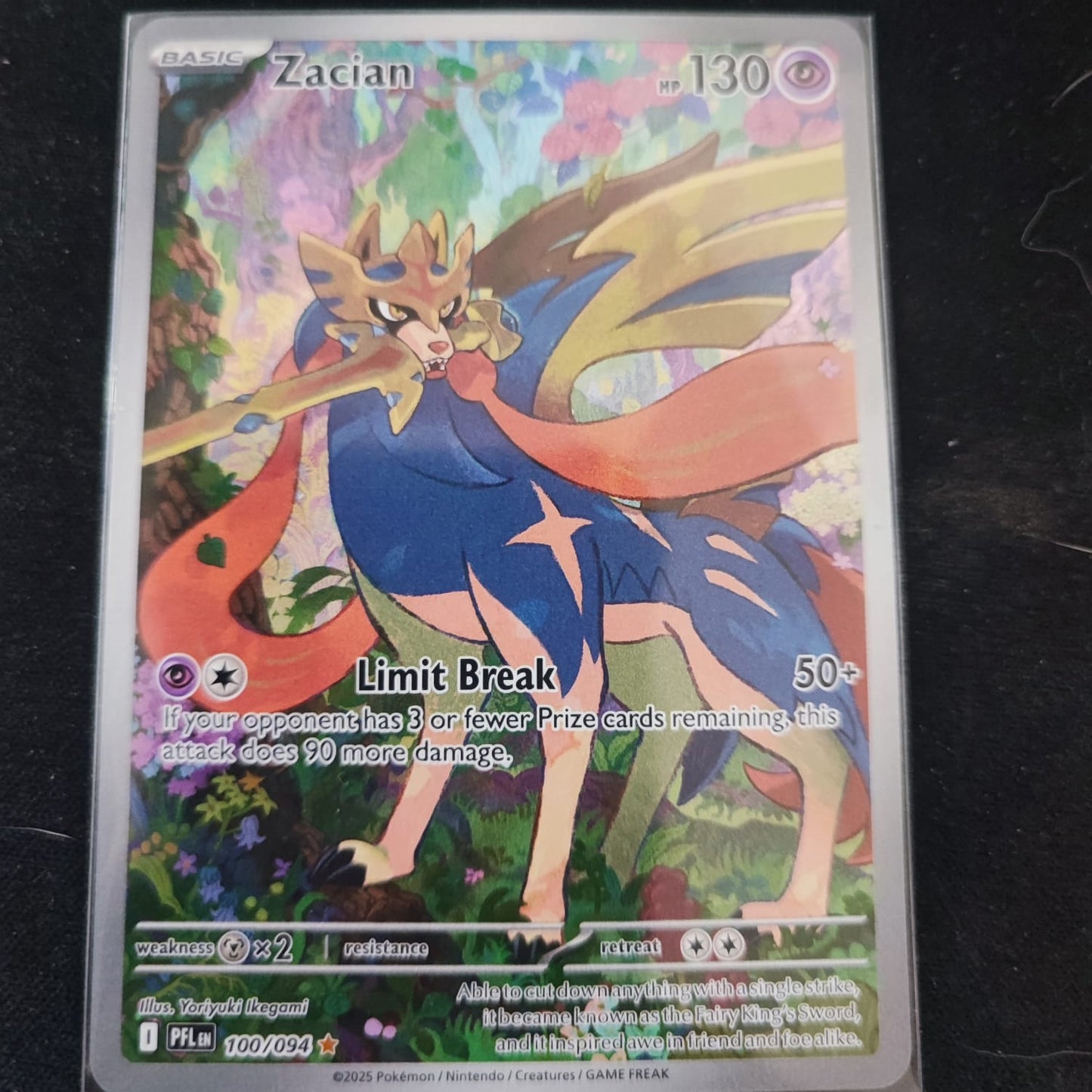 Zacian 100/094 Illustration Rare