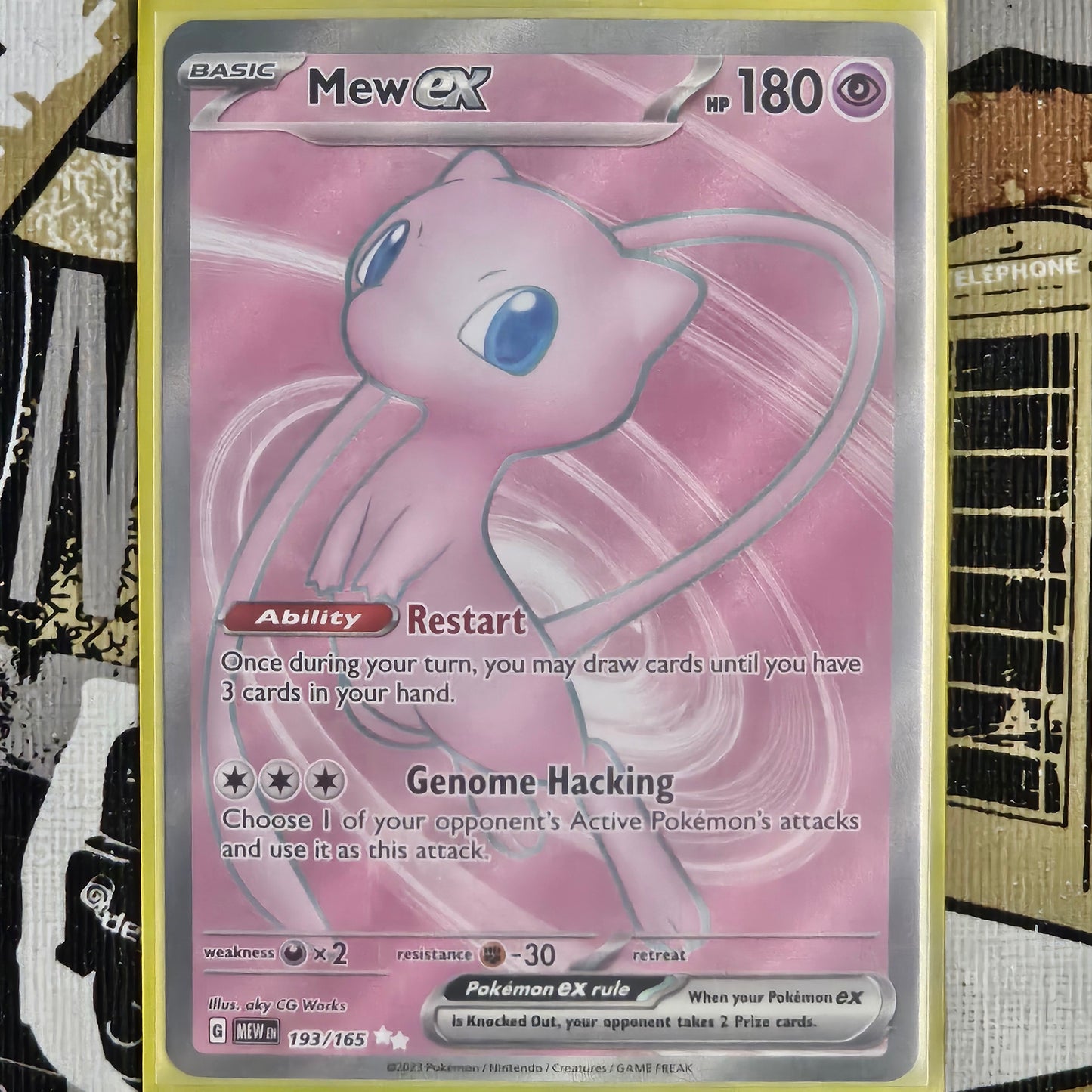 Mew ex 193/165 Ultra Rare