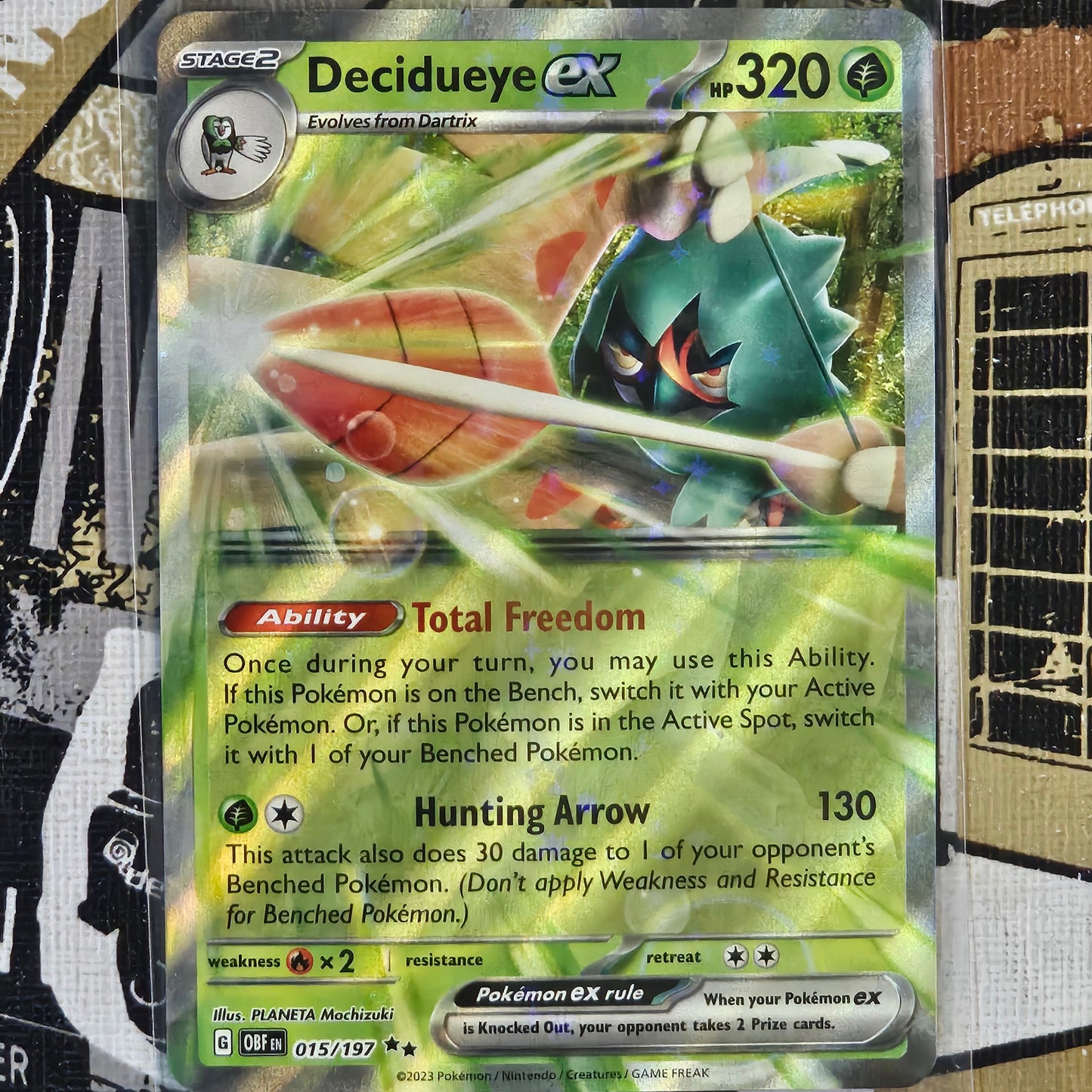 Decidueye ex 015/197 Rare
