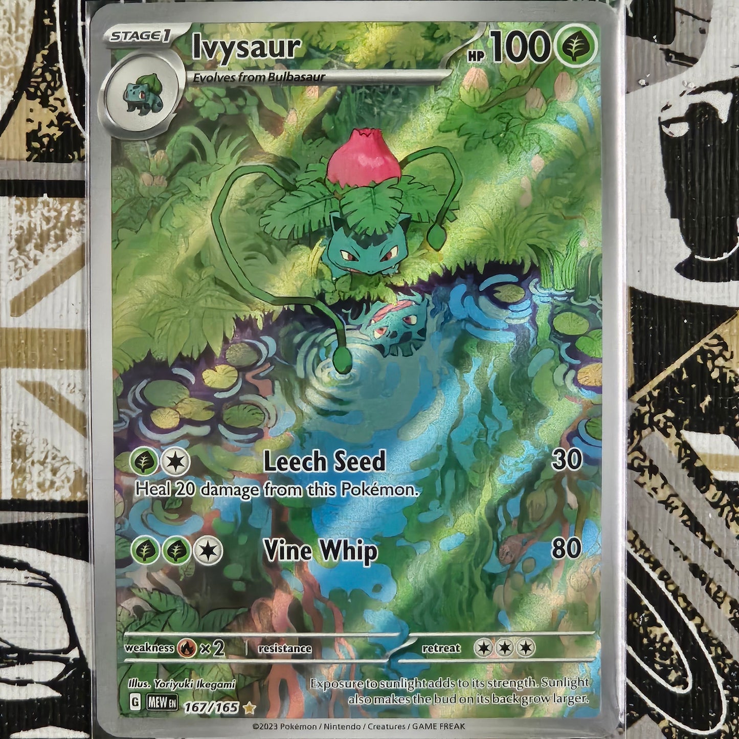 Ivysaur 167/165 Illustration Rare