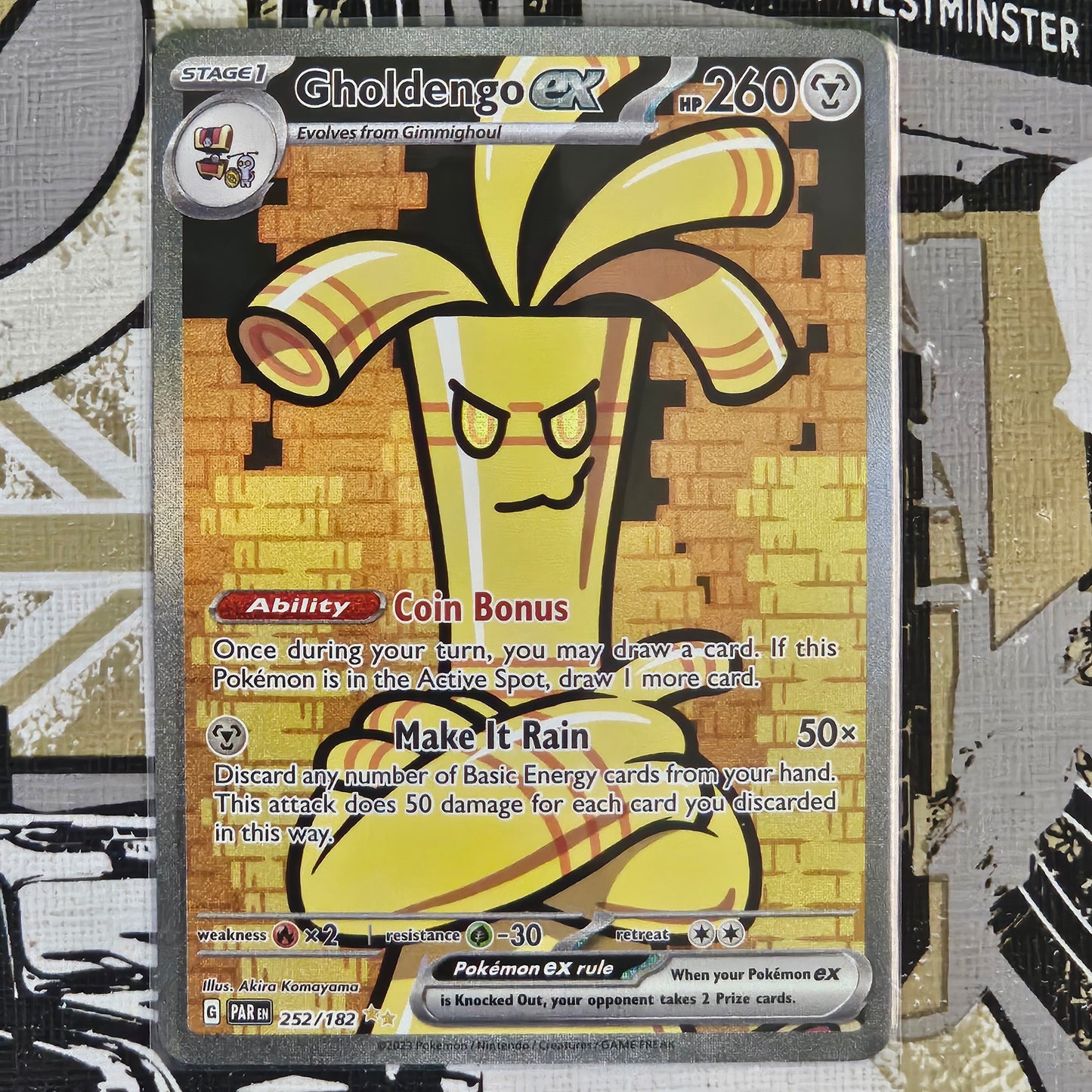 Gholdengo ex 252/182 Special Illustration Rare