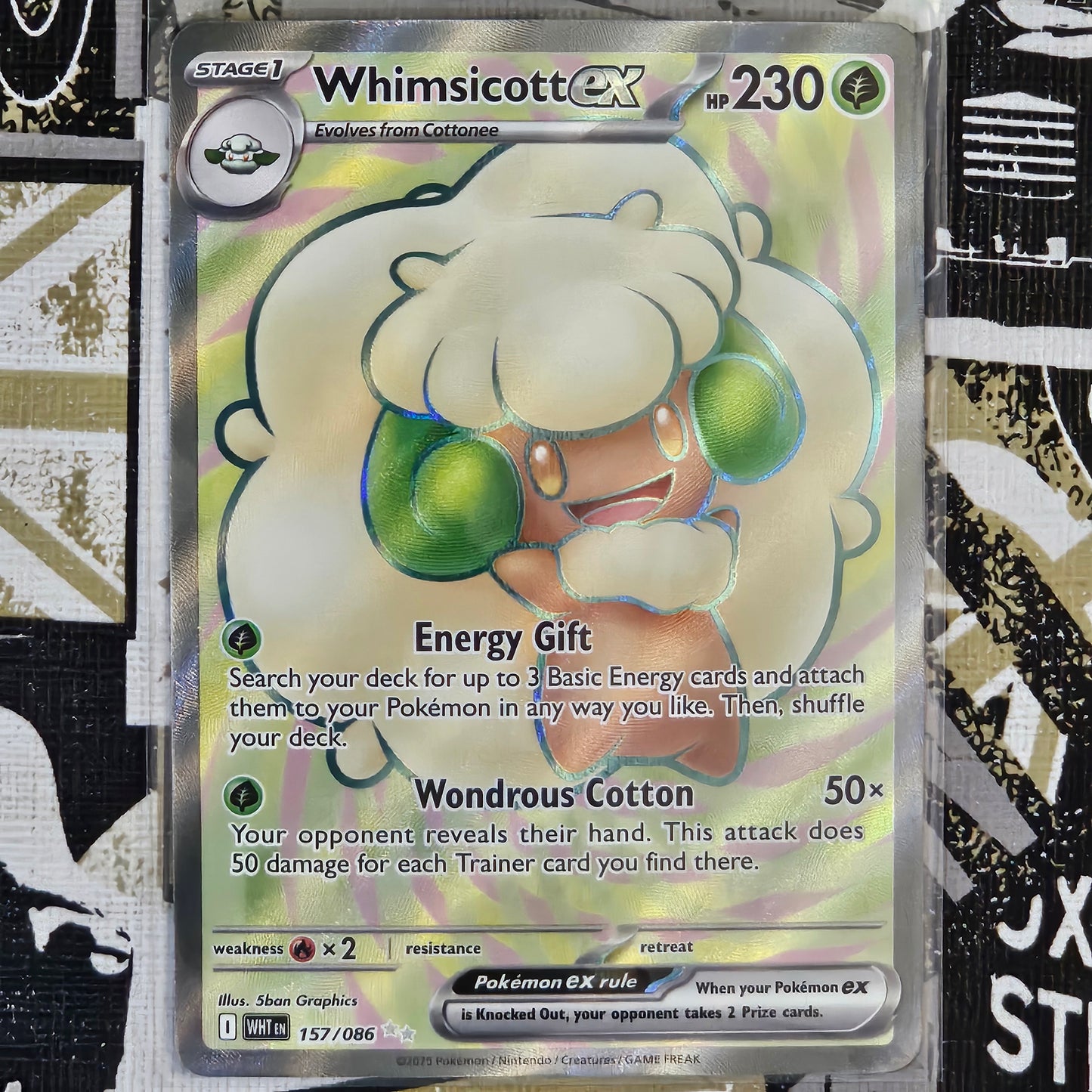 Whimsicott ex 157/086 Ultra Rare