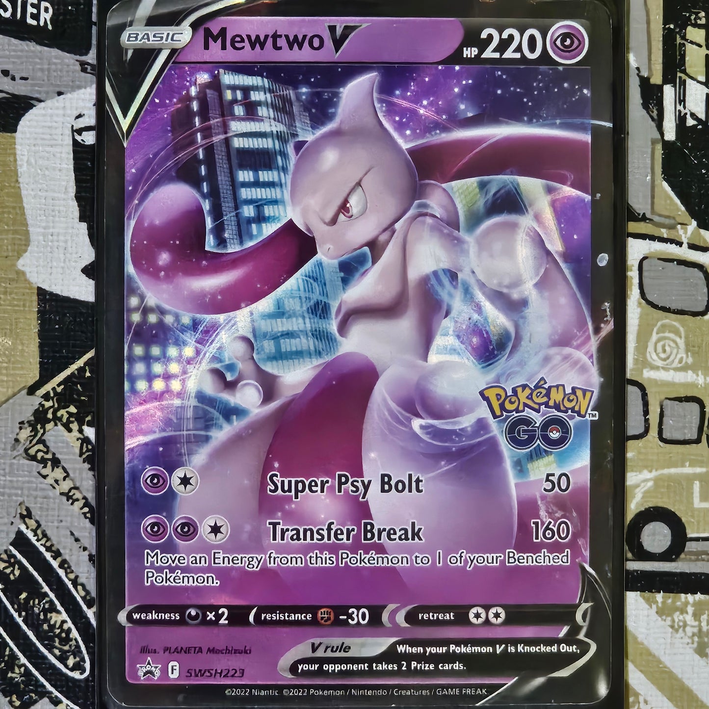 Mewtwo V SWSH223 Promo