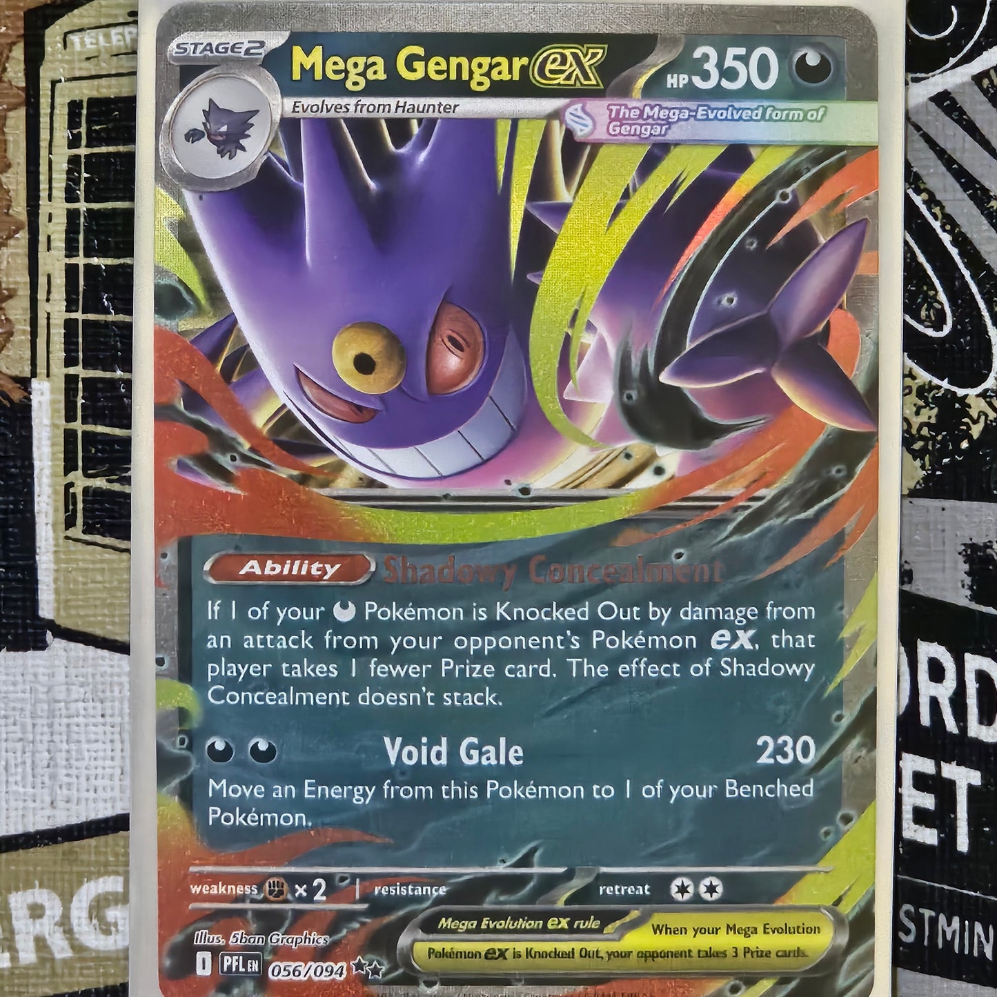 Mega Gengar ex 056/094 Double Rare