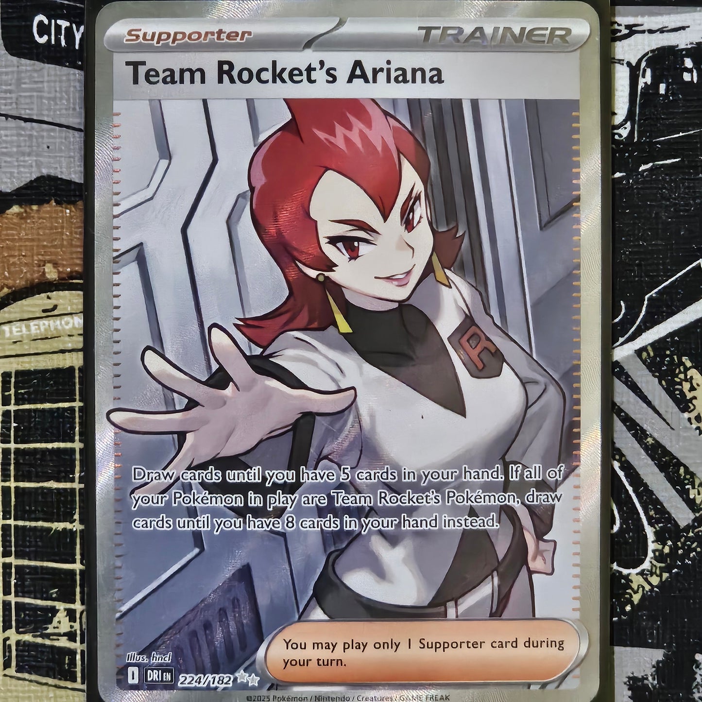 Team Rocket's Ariana 224/182 Ultra Rare