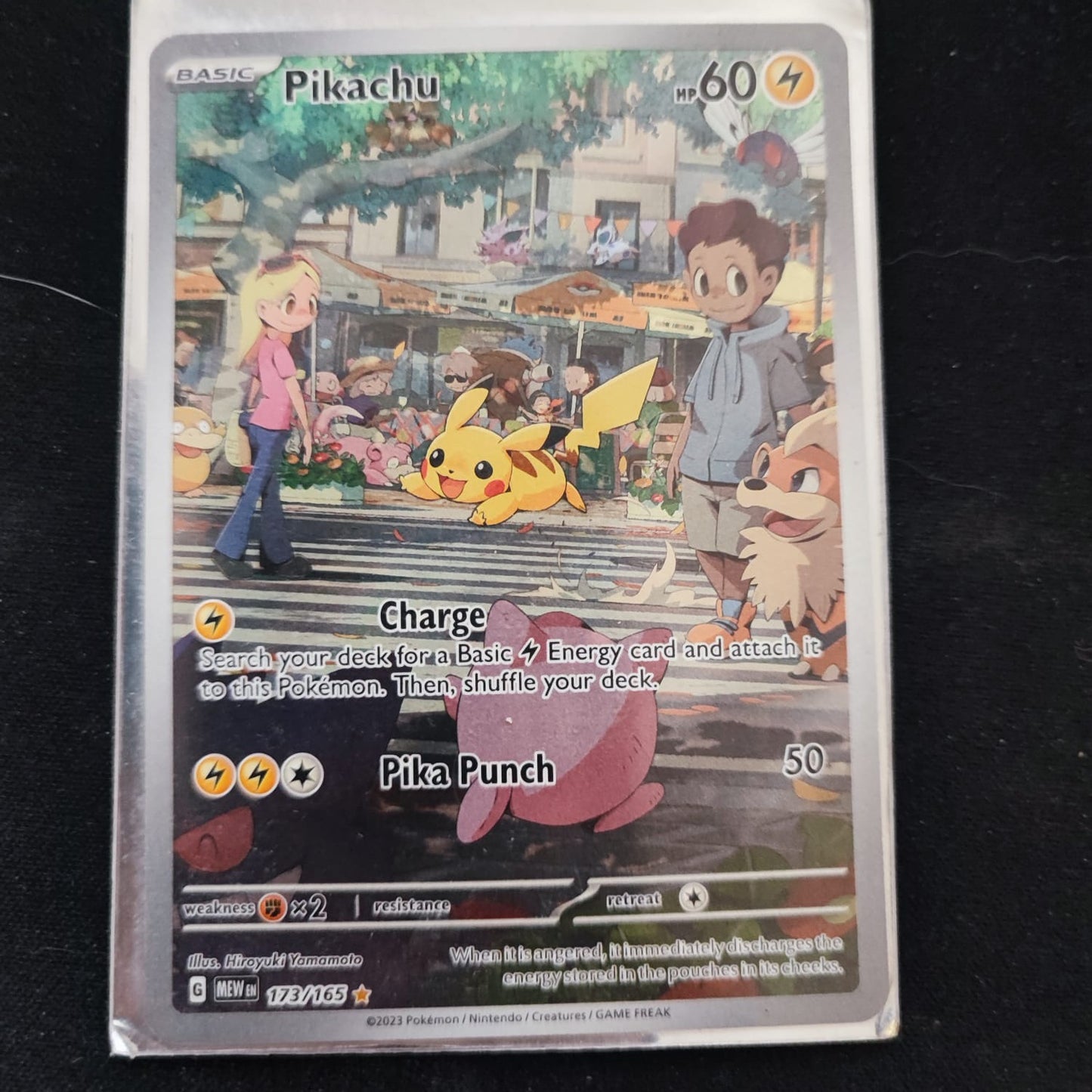 Pikachu 173/165 Illustration Rare