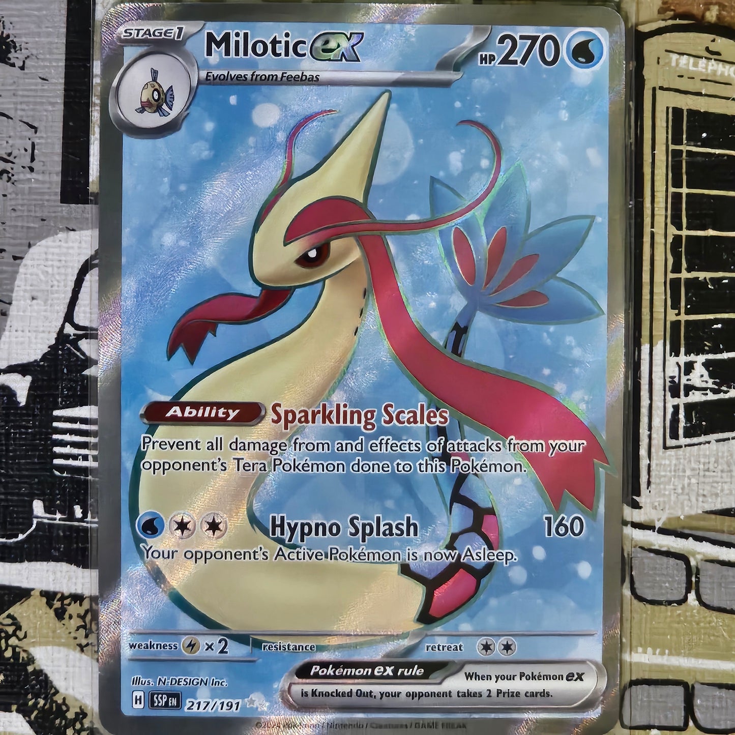 Milotic ex 217/191 Ultra Rare