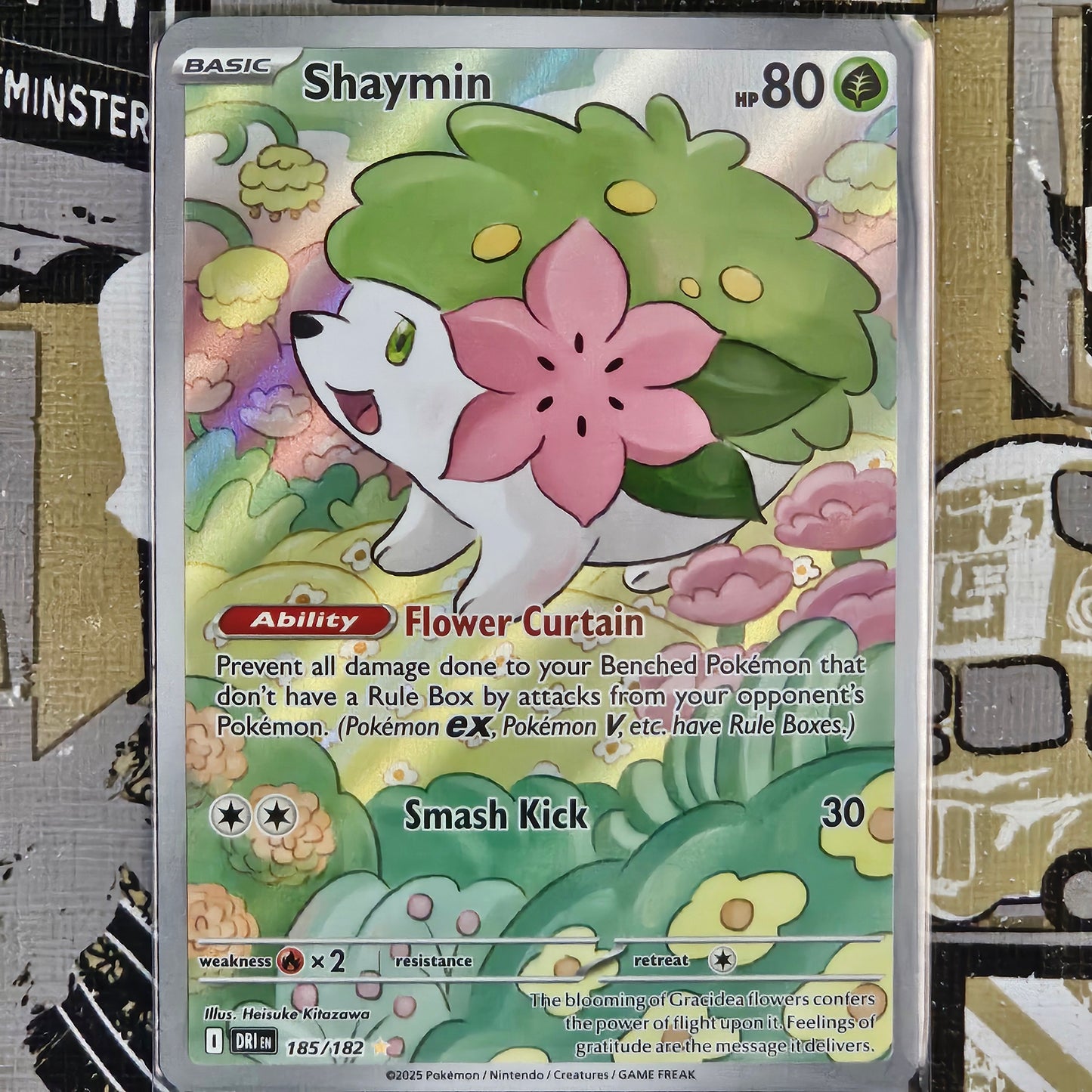 Shaymin 185/182 Illustration Rare