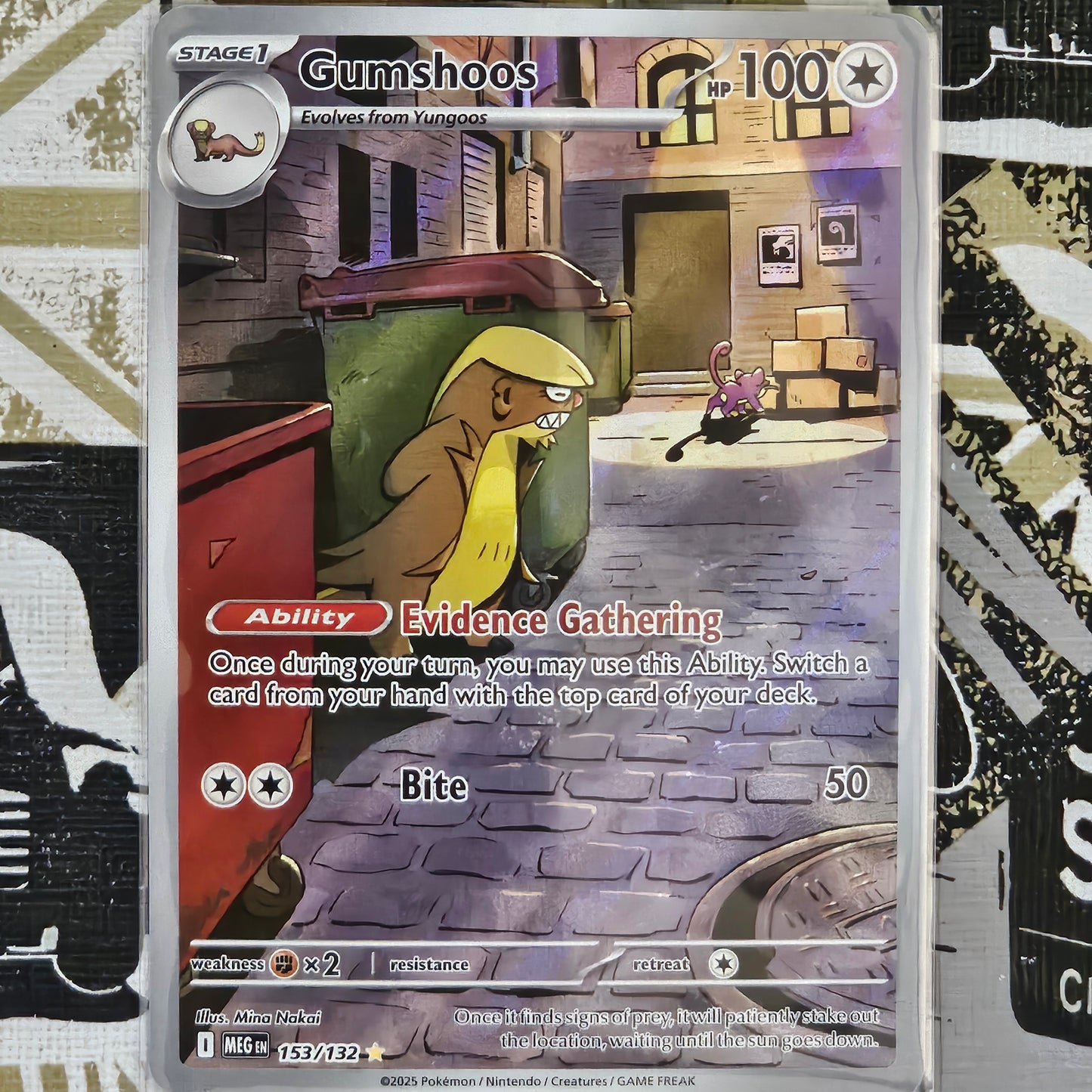 Gumshoos 153/132 Shiny Rare