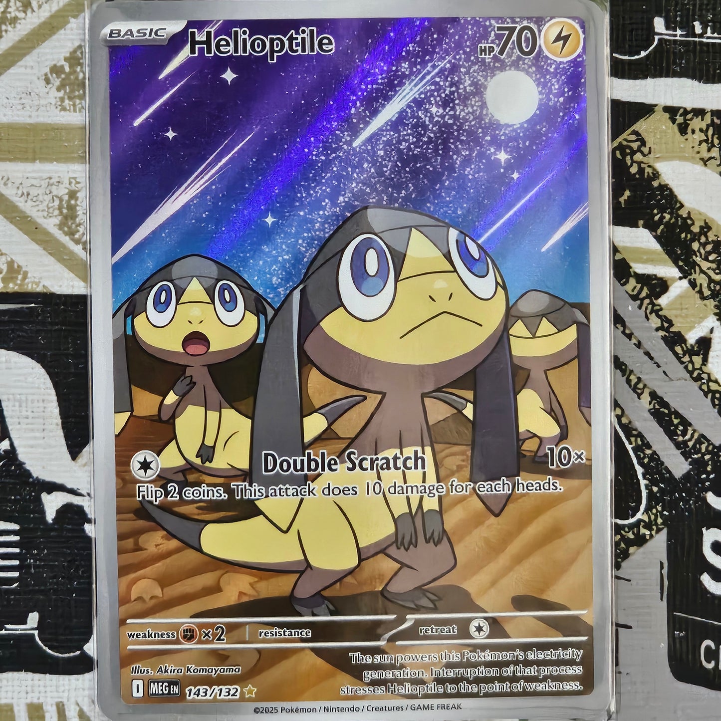 Helioptile 143/132 Shiny Rare