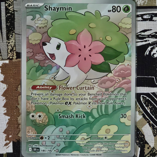Shaymin 185/182 Illustration Rare
