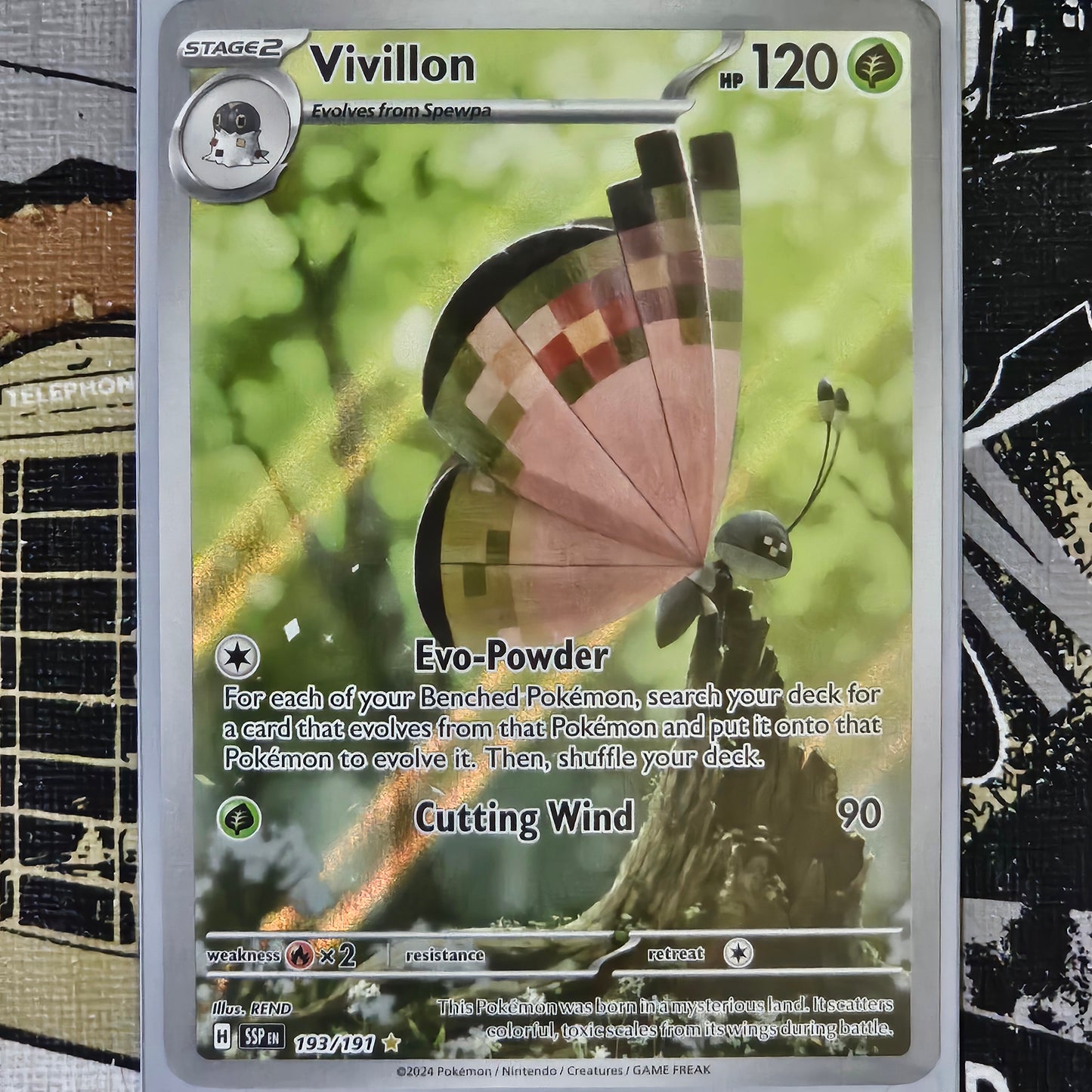 Vivillon 193/191 Illustration Rare