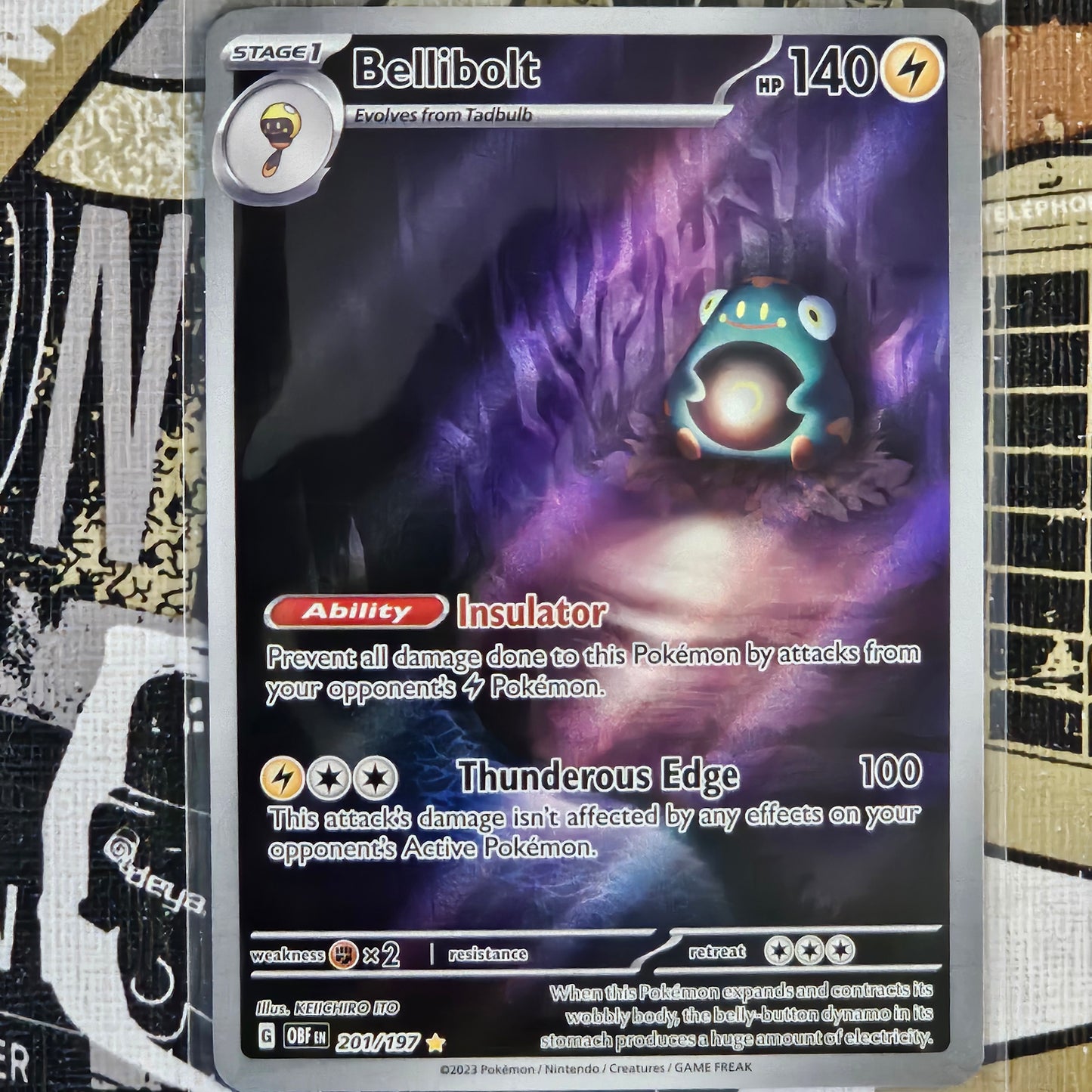 Bellibolt 201/197 Illustration Rare