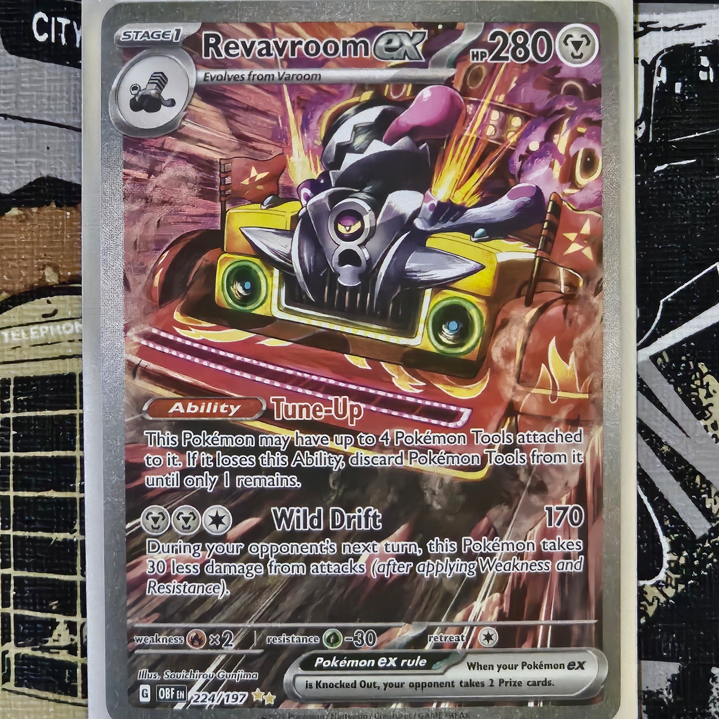 Revavroom ex 224/197 Special Illustration Rare