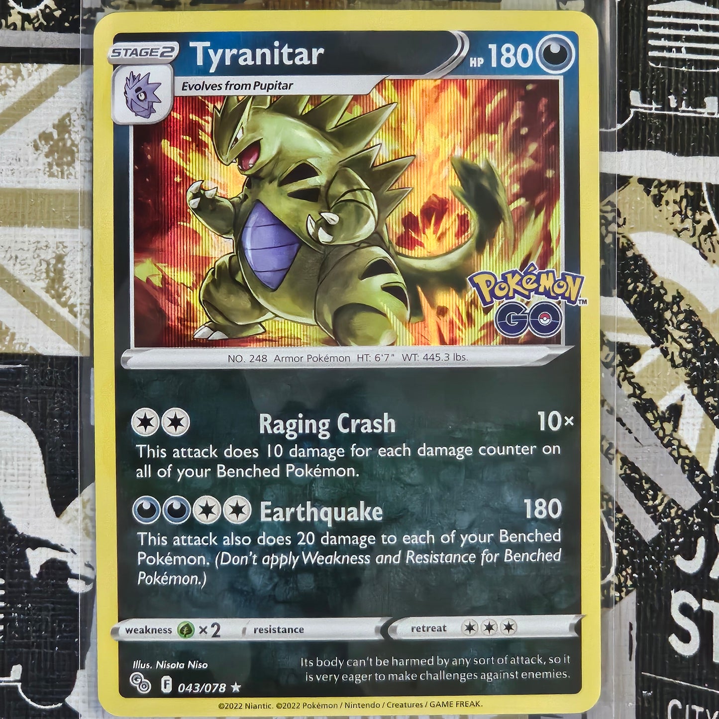 Tyranitar 043/078 Holo Rare
