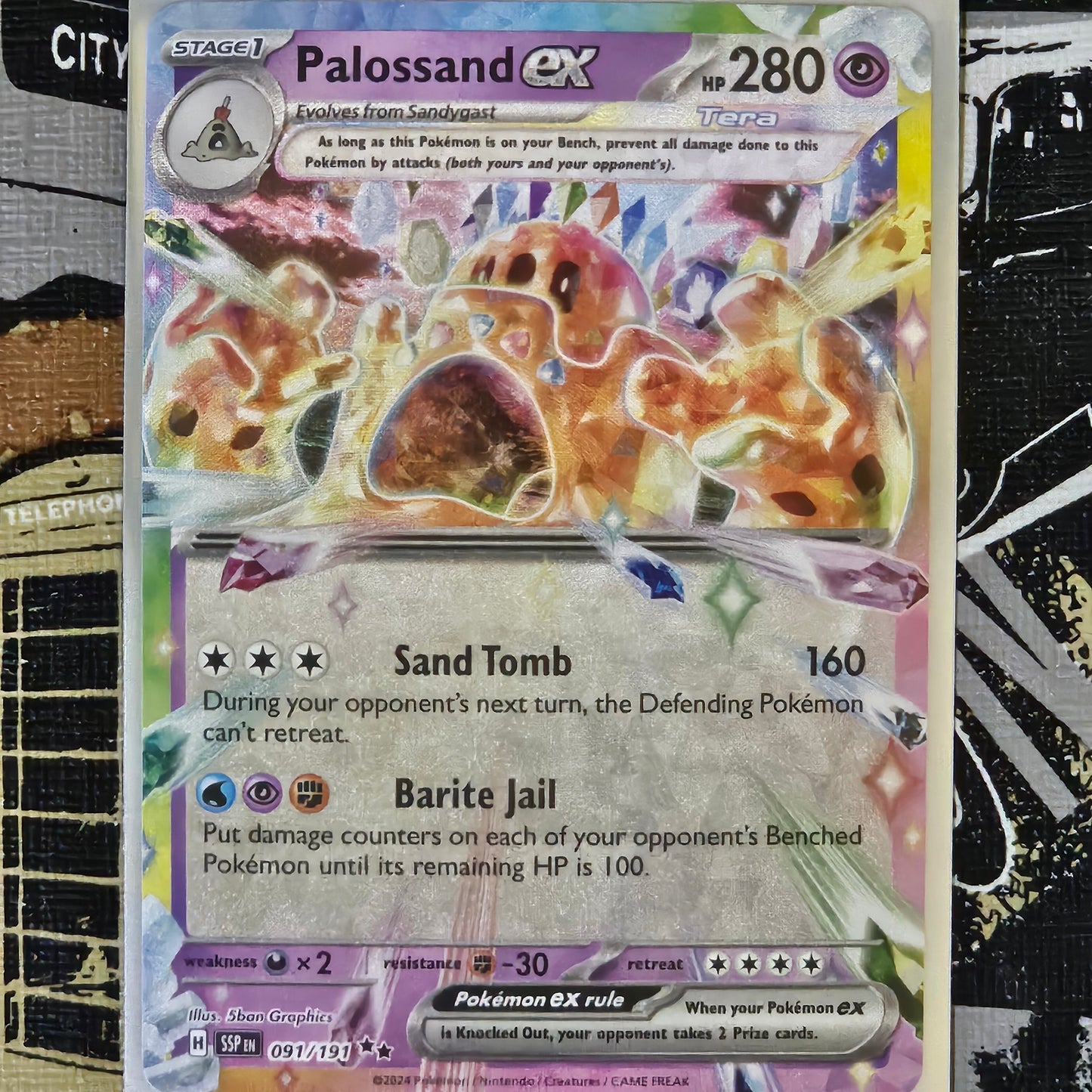 Palossand ex 091/191 Double Rare