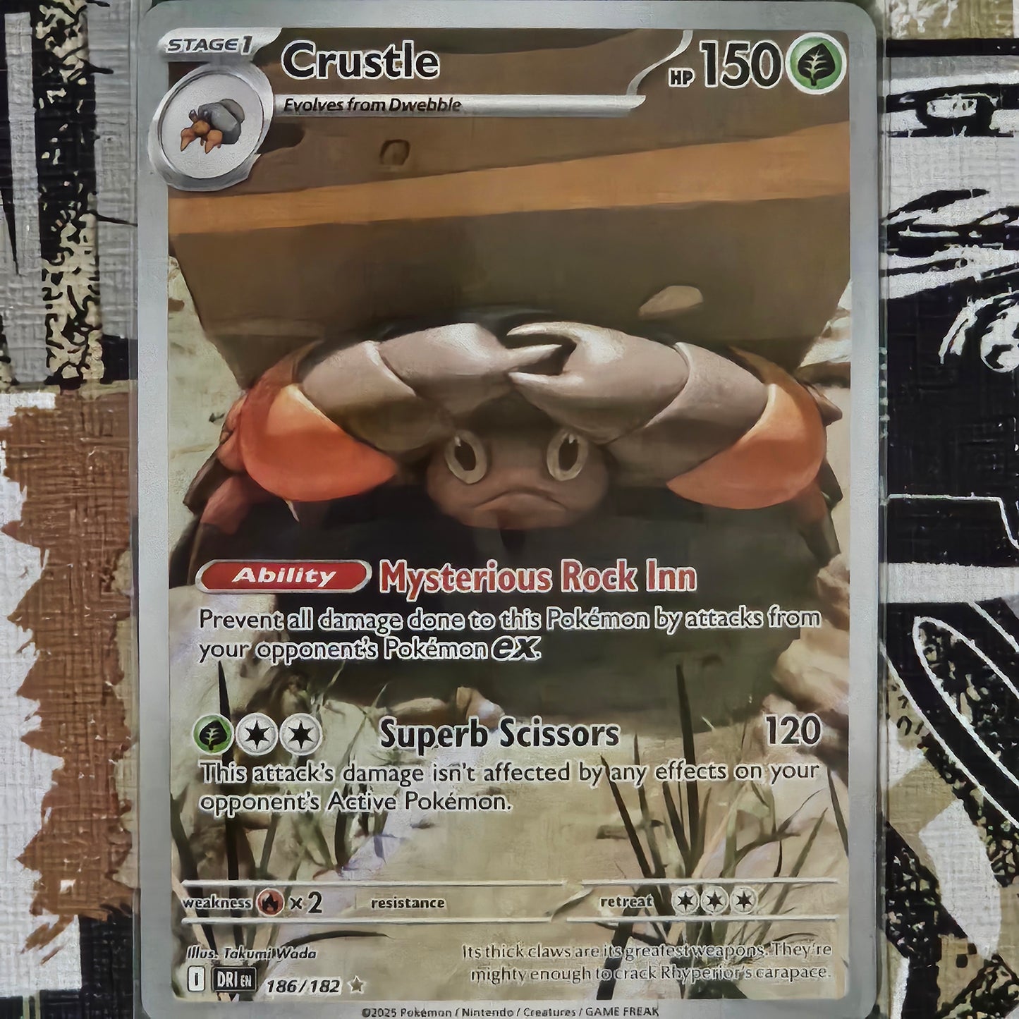 Crustle 186/182 Illustration Rare